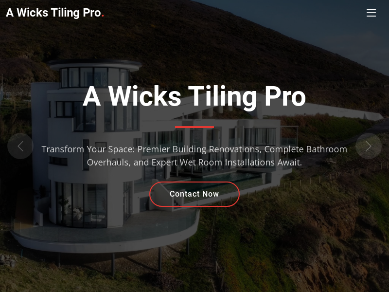 Image of A Wicks Tiling Home Page